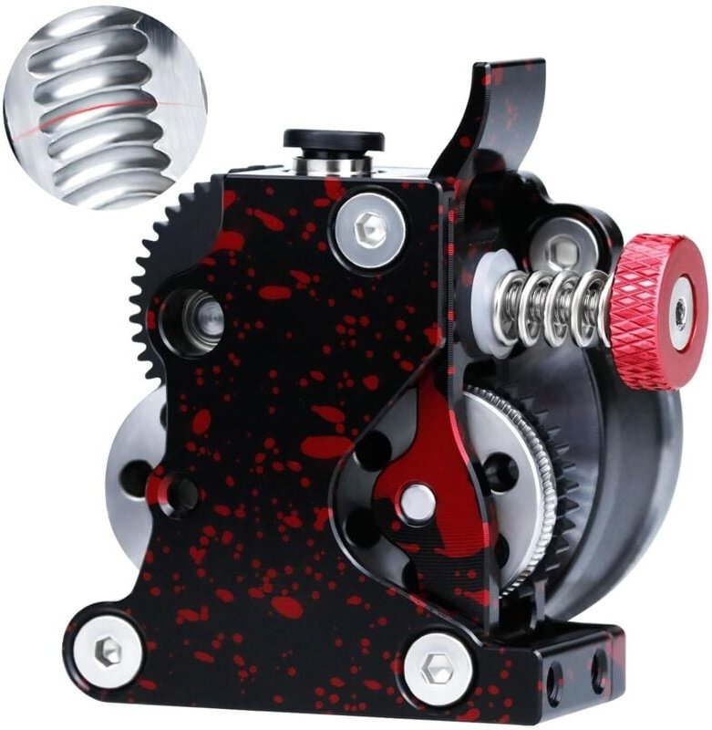 3D-Drucker-Extruder-Schrägzahnrad, großes POM-Antriebszahnrad, Ender 3 v2-Extruder-Zahnrad, Tarnung, alle Metallteile, v...