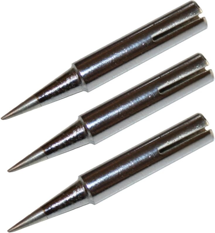 ETT - 3 Ersatz Lötspitzen Lötnadel Micro Lötkolben Präzisions Lötspitze