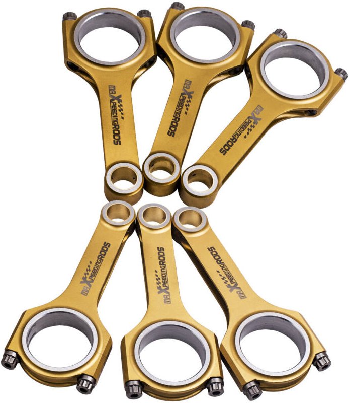 Maxpeedingrods - Titanized Connecting Rods for vw Corrado Golf Passat 2.8 2.9 VR6 Audi 8N3 8N9