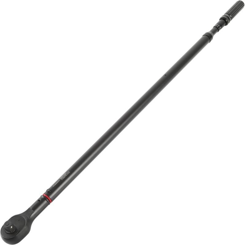 TECPO Drehmomentschlüssel 3/4" Werkstatt-Profi 140-700 Nm, Hebel-Umschaltknarre Klicksignal, Schiebearretierung zur Fixi...