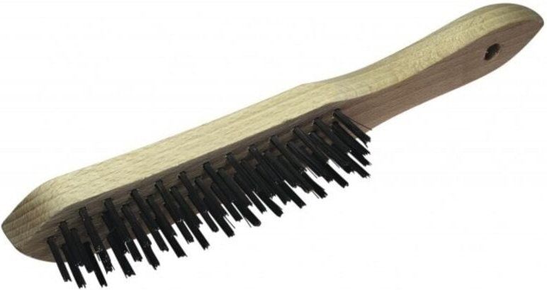 Drahtbürste A120 Stahldraht 5-reihig - Gr. 15 S