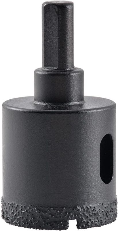 Ersandy - Diamantbohrer für gelötete Kernlochsäge 35 mm, Hohllochschneider für Glas, Porzellan, Fliesen, Marmor, Keramik...