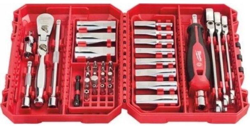 Milwaukee ZESTA Kit 42 Teile ergonomische Schlüssel und Nüsse