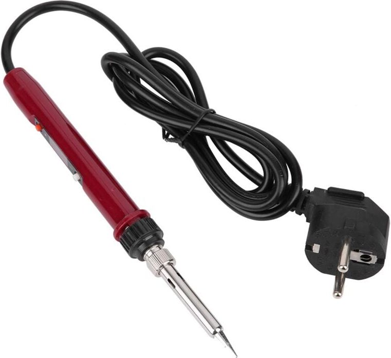 Zoternen - Elektro-Lötkolben-Kit, lcd Digita einstellbare Temperatur, Edelstahl + Gummi für Haushaltsgeräte für elektron...