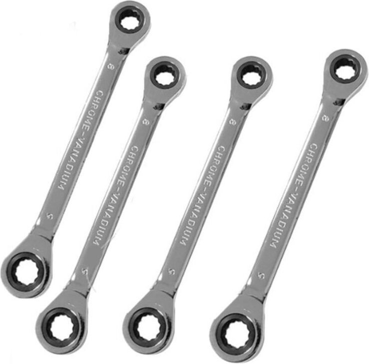 Automatischer Doppelkopf-Schnellverschluss-Ratschenschlüssel, multifunktionaler Einweg-Klempnerschlüssel für automatisch...