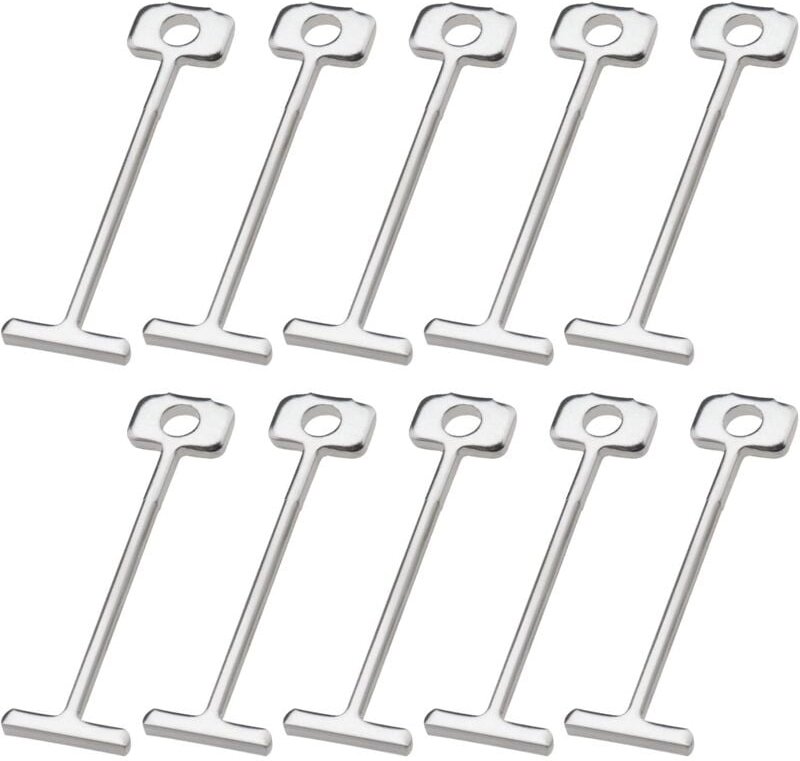 200 Stück T-Nadeln, austauschbare Stahlnadeln, Fliesennivellierungssystem, 1,5 mm, Fliesennivellierung, Böden, Wände, Ba...