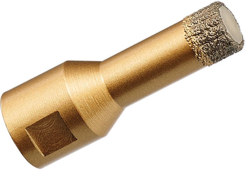 GraniFix Ø 15 mm Diamantbohrer M14 Bohrkrone Fliesenbohrer Trockenbohrer Diamantbohrkrone für Winkelschleifer Trennschle...