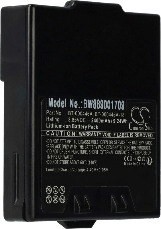 Akku kompatibel mit Zebra WS5001-0B2J3020ENA, WS5001, WS5000, WS50, WR50 Mobilcomputer pda Scanner (2400 mAh, 3,85 v, Li...