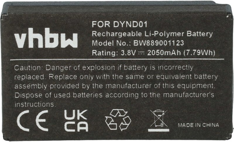 Vhbw - Akku Ersatz für Microsoft DYND01 für Spielekonsole (2050mAh, 3,8V, Li-Polymer)