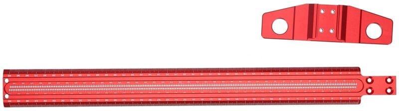 Zeichenlineal, CNC-Bearbeitung T-Lineal für Holzbearbeitungsmessungen zum Zeichnen von Linien (400 mm)