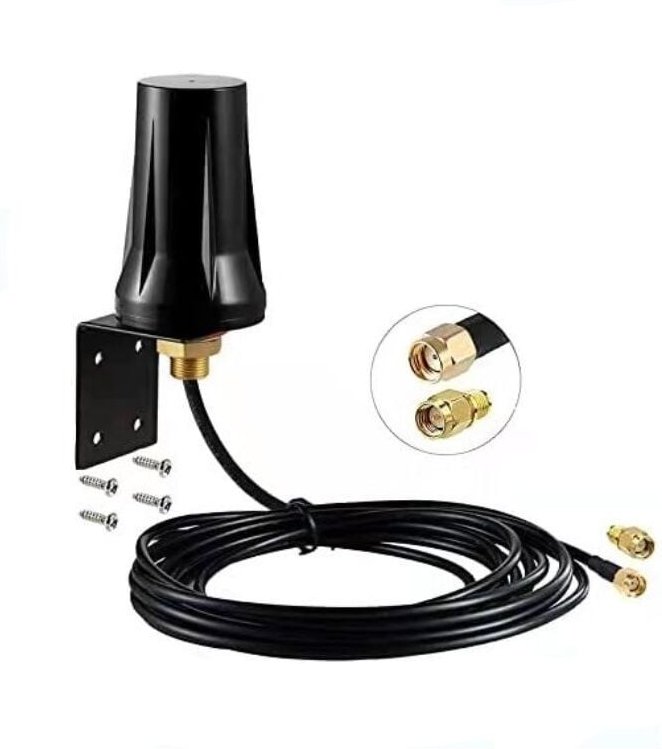 4G LTE-Antenne für den Außenbereich, SMA-Stecker, Mimo, 5 dBi, omnidirektionale, externe, wasserdichte Antenne für 4G LT...
