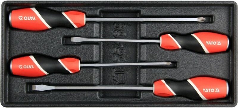 Yato - schubladeneinsatz, 4-TEILIGER schraubendreher. YT-55469