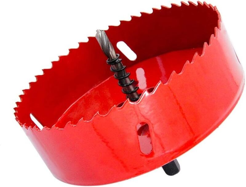 HSS-Bimetall-Lochsäge mit Schaft für Holz und Metall, 125 cm