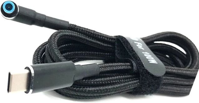 USB C zu DC 4,5x3,0mm Laptop Ladekabel Adapter 100W PD Ladegerät Power Kabel Konverter für