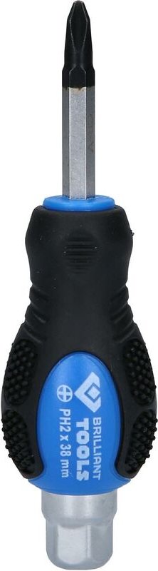 Brilliant Tools - Schraubendreher Kreuzschlitz mit Schlagkappe, PH2