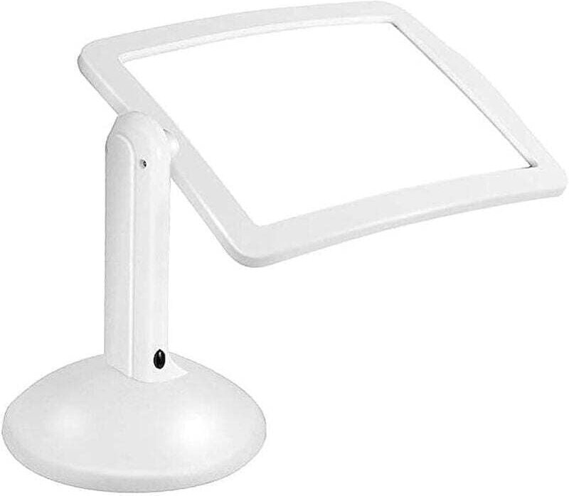 Rechteckige Lupe mit LED-Licht für Sehbehinderte, Bücher, ältere Menschen, Nähen, Schmuck, Lesen