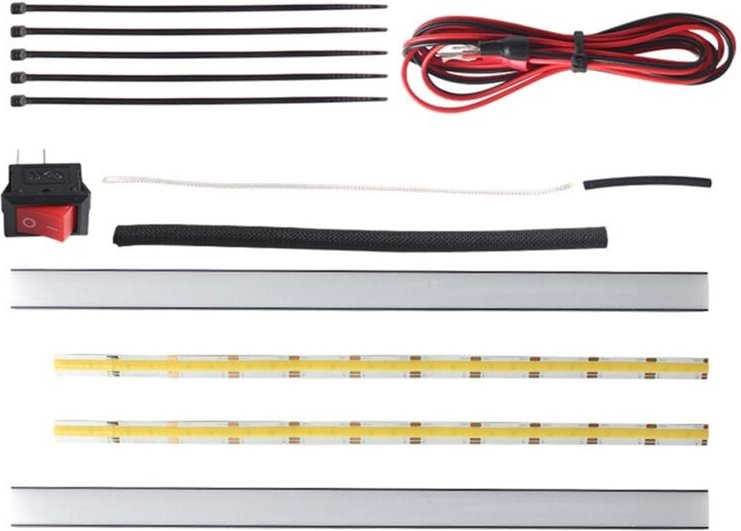 Für Prusa MK4 3D-Drucker Dual led Lichtleiste 24V Ultra Bright Kit