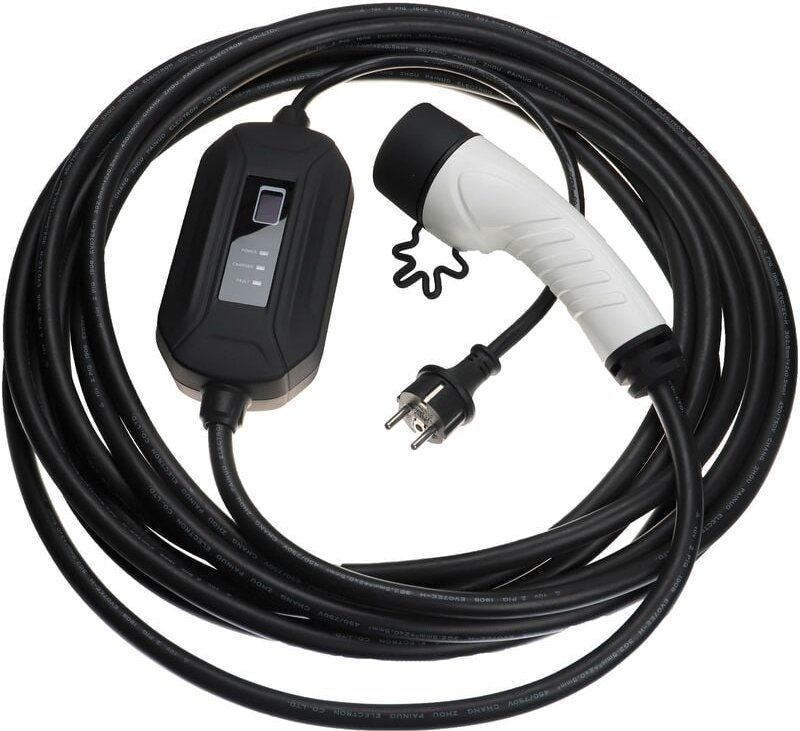 Thumbnail - Vhbw - Ladekabel Typ 2 zu Typ f cee 7/7 kompatibel mit Mercedes gle, gla, glc Elektroauto, 1-phasig, 16 a, 3,5 kW, 10 m