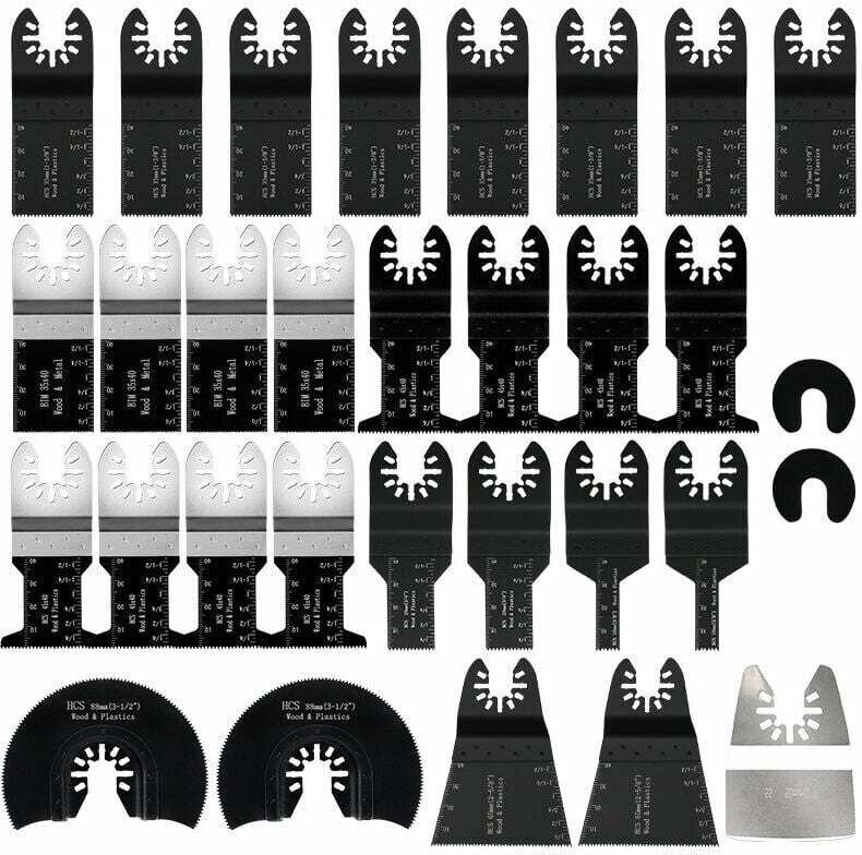 31-teiliges Multifunktions-Oszilliersägeblatt