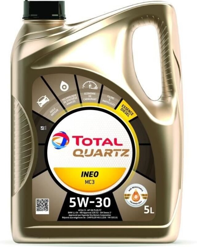 Total Motoröl 5l Quartz Ineo Mc3 5w30