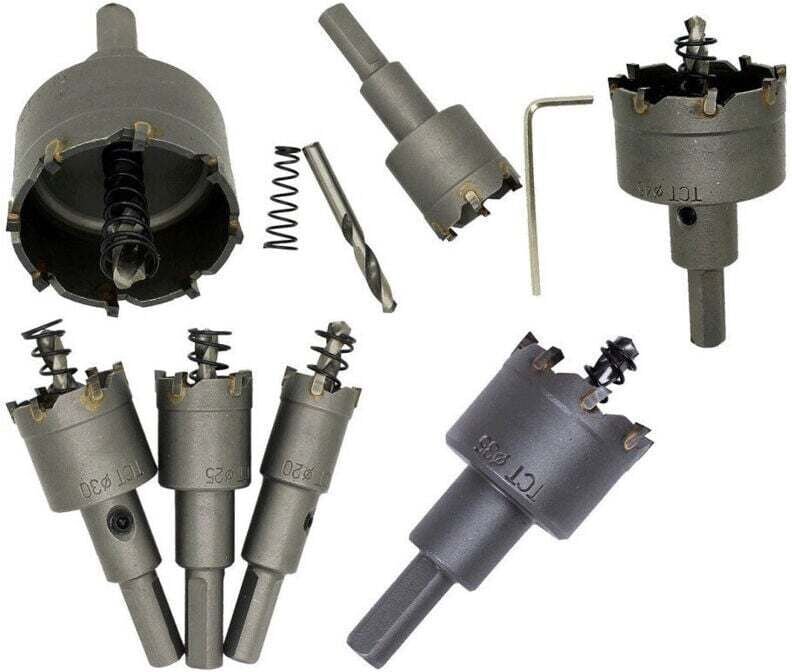 Lochsäge mit Bohrer für Wand, Metall, Holz, Stahl, 20 bis 80 mm - 65 mm - Ymyny