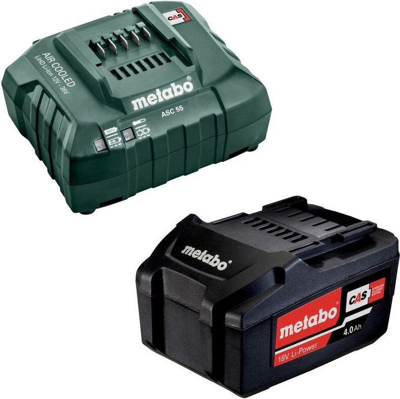 Metabo Li-Power Akkupack 18V 4.0 Ah CAS Mafell + Ladegerät ASC 55