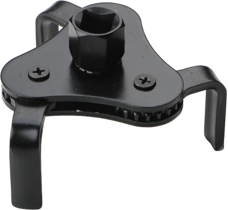 Dreiarmiger Ölfilterschlüssel für 70–110 mm, 1/2"-Ratschenschlüssel und 22-mm-Schlüssel zum schnellen Ausbau des Motorfi...