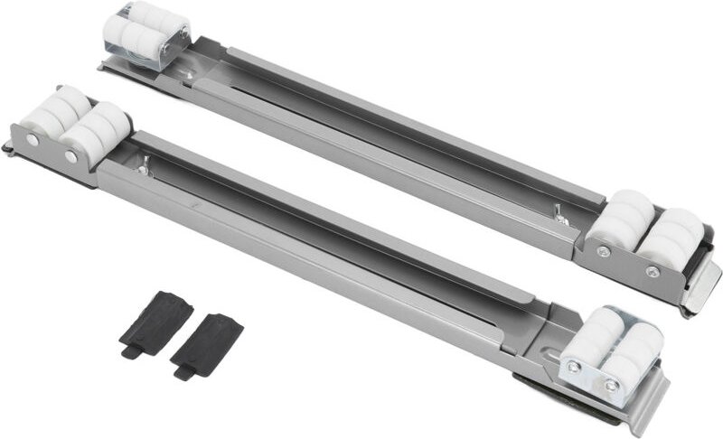 Eosnow Robuste, ausziehbare Geräterolle, belastbar, 300 kg, Universal-Räder, Basisschieber für Waschmaschine, Möbel, Sil...