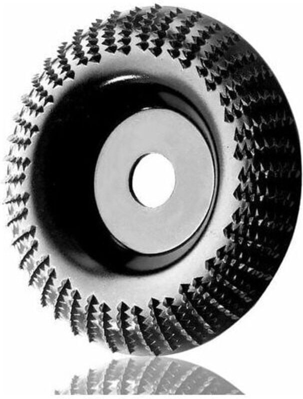 Thumbnail - ZVD - Disque Bois Meuleuse 115 mm,Disque Meuleuse Bois pour le Meulage Grossier des Matériaux, Disque Sculpture Bois Ada...