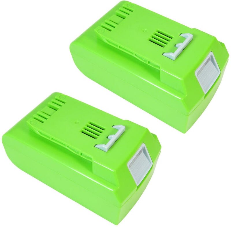 2x Trade-shop Li-Ion Akku 24V / 4000mAh für Alpina bla 24 Li c 24 Li h 24 Li mt 24 Li t 24 Li 270401020 bt 4024 Powerwor...