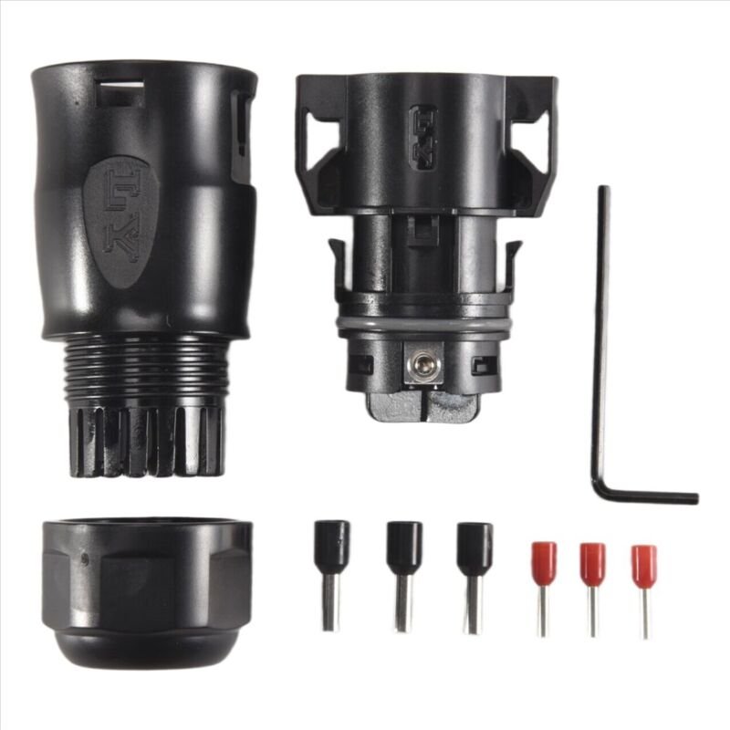 Solar-PV-Anschlussstecker, wasserdicht, IP68, 4000 V, 40 A, für Systempanel, Parallelschutz-Kit LY01-Buchse