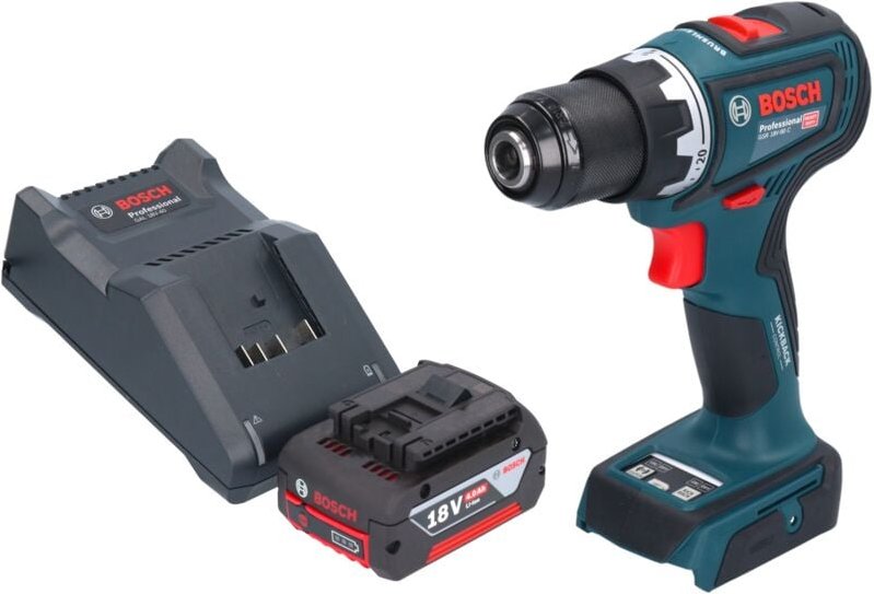 Bosch gsr 18V-90 c Professional Akku Bohrschrauber 18 v 64 Nm Brushless + 1x Akku 4,0 Ah + Ladegerät