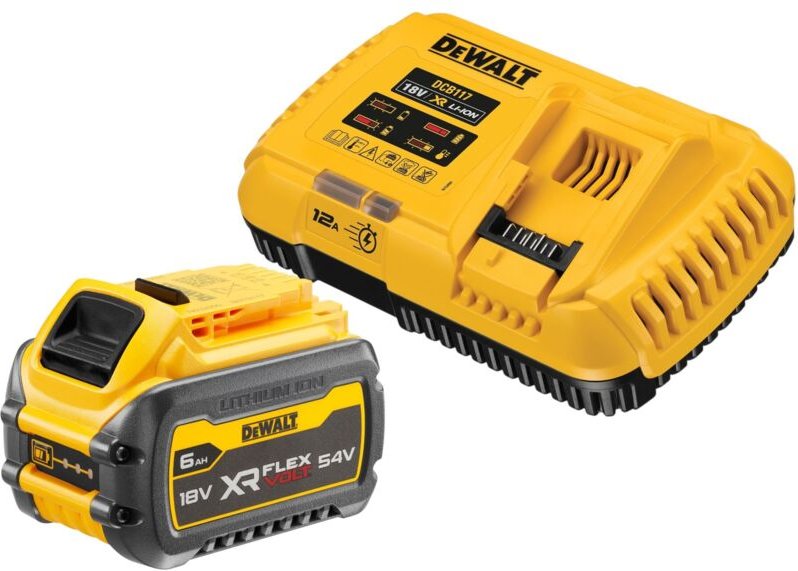 Dewalt - dcb 117 T1 Akku Starter Set 18 v Ladegerät 12 a + 1x dcb 546 Akku 6,0 Ah