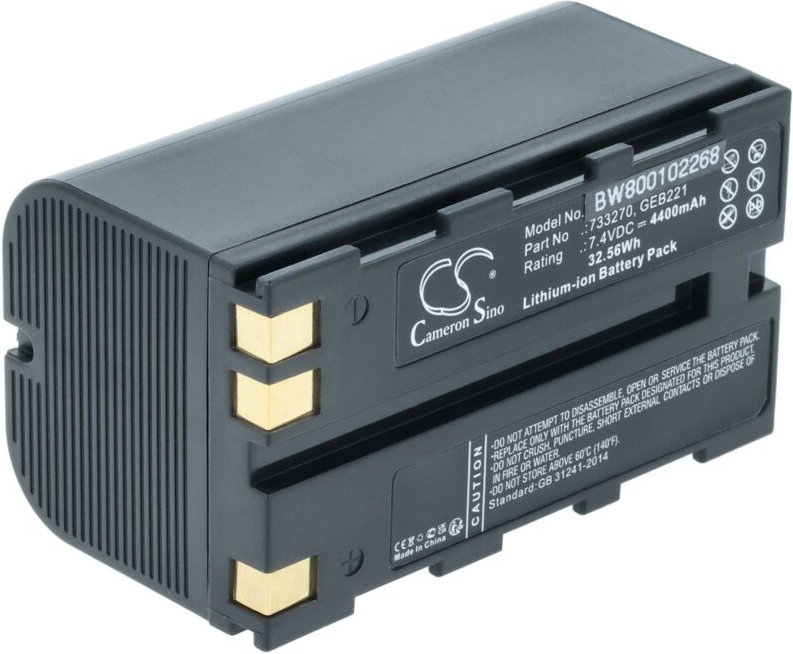 Vhbw - Akku kompatibel mit Leica TS02, TPS400, TPS800, TPS700 Lasermessgerät, Messgerät (4400 mAh, 7,4 v, Li-Ion)