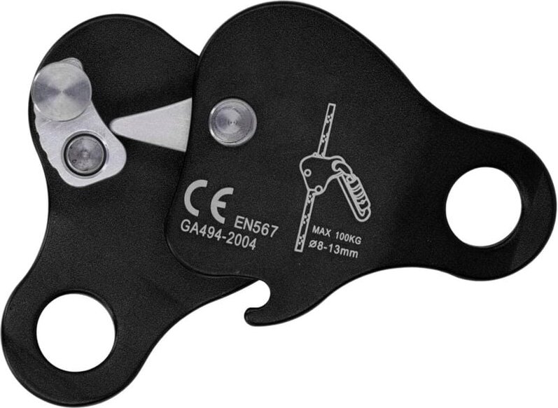 Thumbnail - Kletterseil Greifer, Aluminiumlegierung selbstverriegelnde Fallschutz Sicherungsgerät für 8-13mm Seil, 5kN Belastbarkeit...