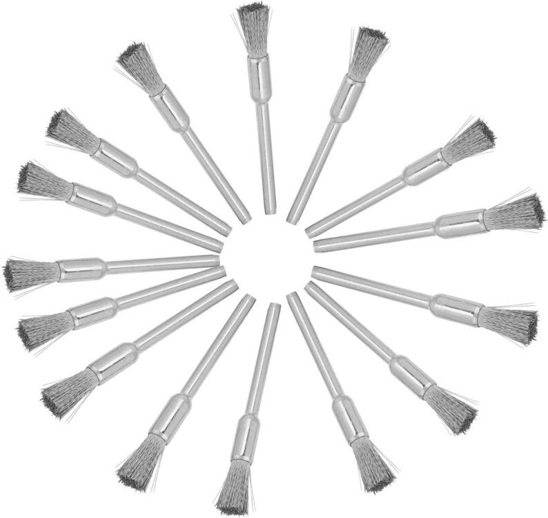 Marhynchus Stahl-Metallpolierscheibe (15 Stück), verschleißfestes Werkzeug zum Entfernen von Rost und zum Polieren von O...