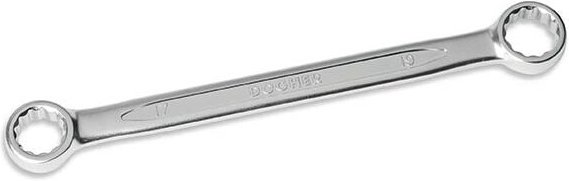 Thumbnail - Flacher Doppelsternschlüssel, 8x9 mm Dogher 454-08-09