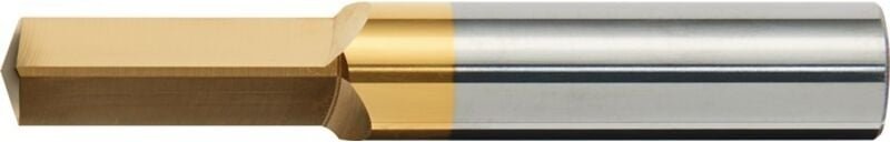 Gewindeausbohrwerkzeug M4 vhm TiN Zähnezahl 3