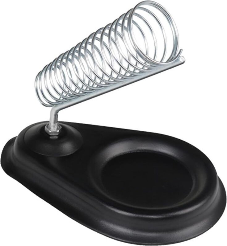 Runder Lötkolbenständer für Elektroniker und Handwerker, schwerer Lötständer aus Gusseisen für Werkzeuge