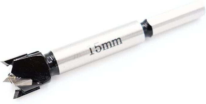 Foret Forstner 15mm Carbure Tungstène Perceuse Bois Tarière Scie à Trou Outil