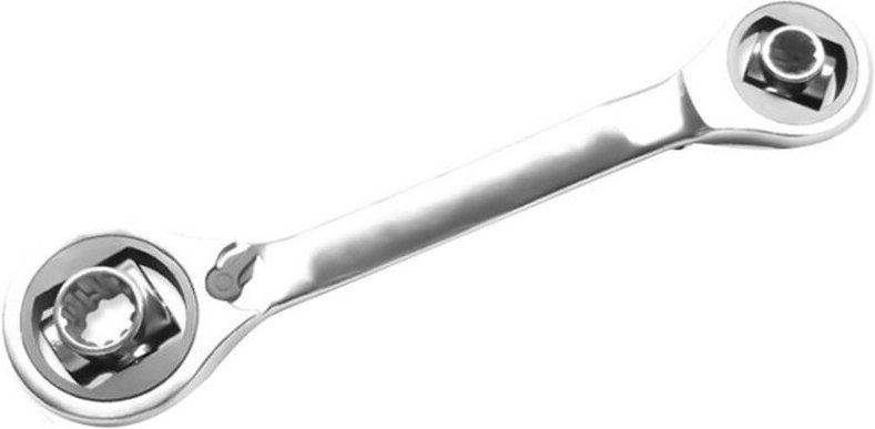 Multifunktionaler Ratschen-Steckschlüssel, universelles Zweiwege-Autoreparaturwerkzeug, 8–19 mm