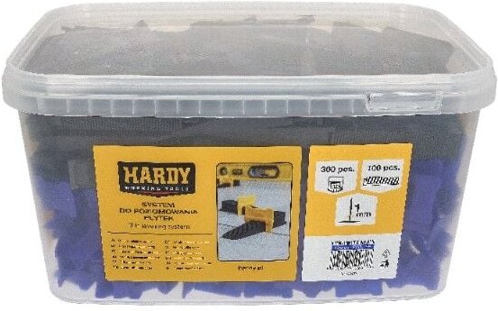 System zum Nivellieren von Fliesen 1 mm Clips + Keile 400 Stück