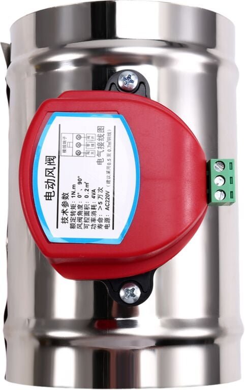 220 V elektrisches Dämpfer-Luftventil für 4-Zoll-Rohr 100 mm