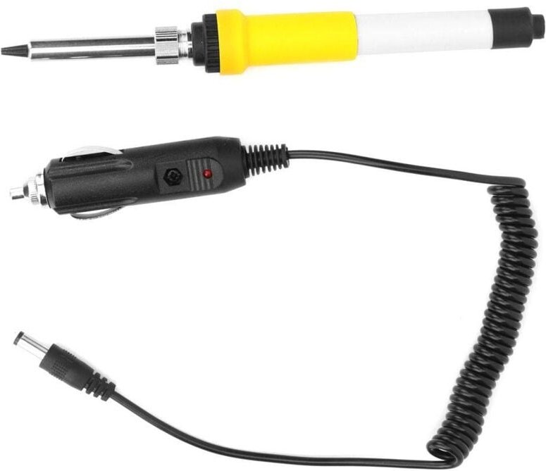 Zoternen - Tragbare Lötkolben dc 12V 60W Einstellbare Temperatur Schweißwerkzeug Elektroschweißkolben Kit mit Netzkabel,...