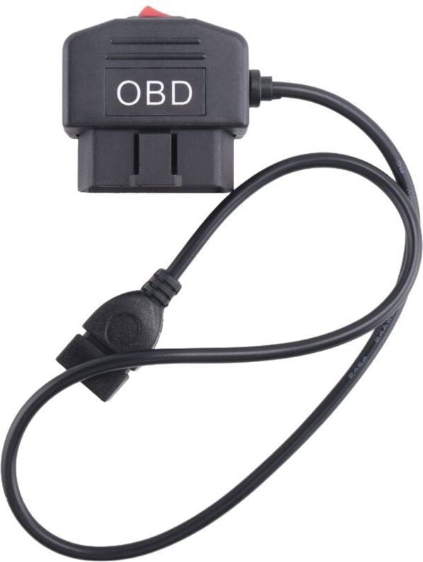 Tlily - 24 Stunden 5V 3A USB-Autoladekabel OBD-Hardwire-Kit mit Schalter 0,5 Meter Kabel für Dashcam-Camcorder Fahrzeug-...