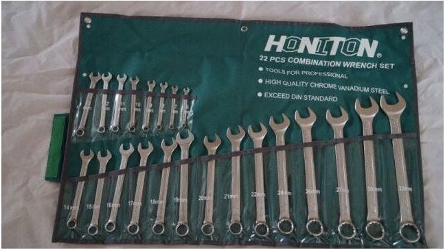 Thumbnail - Honiton-Maulschlüsselsatz, 22-teiliges Modell, Größen 6 bis 32 mm, ideal für hohe Präzision, hervorragende Haltbarkeit, ...