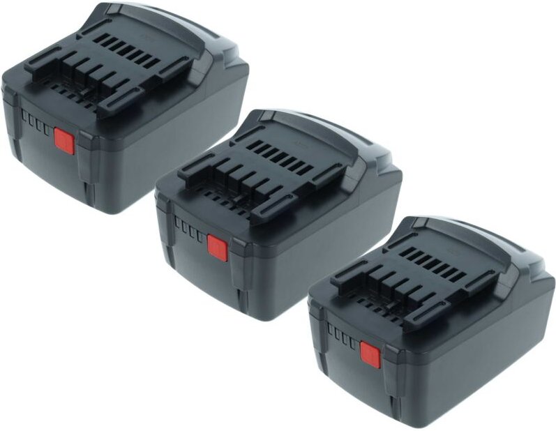 EXTENSILO 3x Akku kompatibel mit Birchmeier REX 15 AC1, REC 15 PC4 Elektrowerkzeug (5000 mAh, Li-Ion, 18 V)