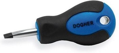 Standard-CrV-Schraubendreher, extra kurz, flacher Mund, 6,5x25 mm Dogher 346-065-025