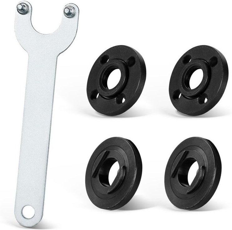 125-mm-Winkelschleiferschlüssel, Winkelschleiferschlüssel mit Flansch, Winkelschleiferschlüssel, Universal-Winkelschleif...
