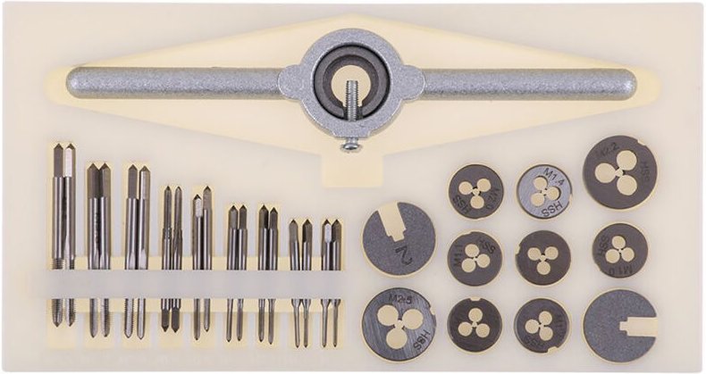 31PC Hahn & Teller Mini Set,Gewindeschneid-Satz